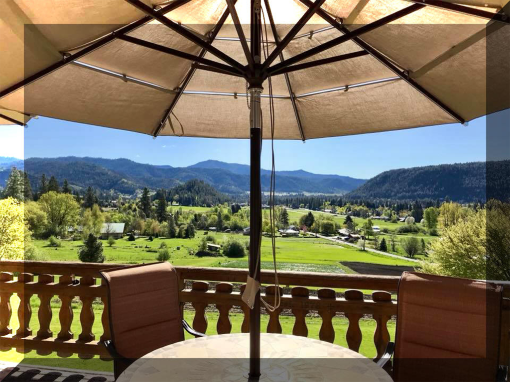 The View from the Table at our Deck